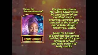 Germaine Salim Pierre ~ Thank You