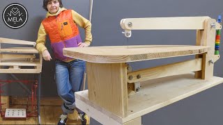 Homemade Scrollsaw ★ Footpowered ★ Upcycling