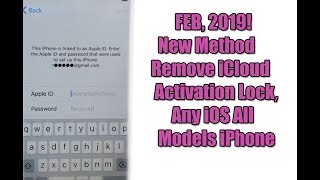 FEB, 2019! New Method  Remove iCloud Activation Lock ||  Any iOS All Models iPhone Done 100%✔️