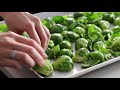 roasted brussels sprouts with 6 flavor variations