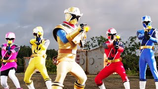 Gold Rush | Power Rangers Ninja Steel | Episode 8 | Power Rangers Official