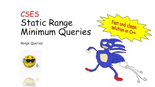 CSES | Range Queries | Static Range Minimum Queries