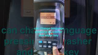 Kobelco SK200-8 Monitor Access Procedure For Language Changing