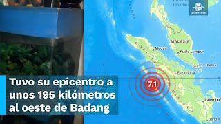 Terremoto de magnitud 7.3 azota Sumatra, Indonesia; activan alerta de tsunami