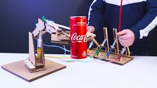 Amazing Ideas How to Make Hydraulic Powered Robotic Arm from Cardboard