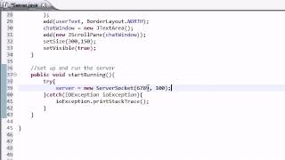 Intermediate Java Tutorial 40 Setting Up the Server YouTube