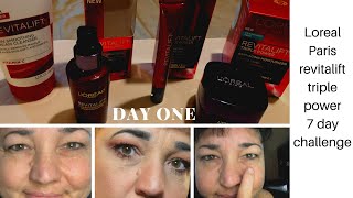 L'oreal Paris Revitalift Triple Power 7 day challenge.   #pjsthriving