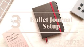 【Plan with me】2023年3月のバレットジャーナル / March bullet journal