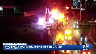 Crews respond to 3-vehicle crash along Rt. 30 in Lancaster County