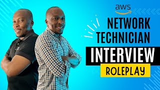 How I would answer  interview questions - (AWS) Network Technician Interview Roleplay | Network+