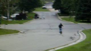 justin parker biking down a hill