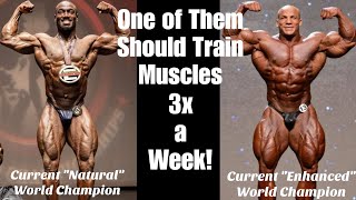 One of Them Should Train Muscles 3x a Week! (Its NOT Who You Think!)