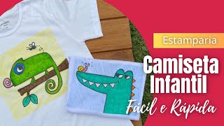 Transforme CAMISETAS INFANTIS de forma FÁCIL e RÁPIDA USANDO GIZ