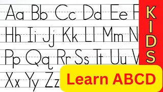 Tracing Alphabets Uppercase and Lowercase