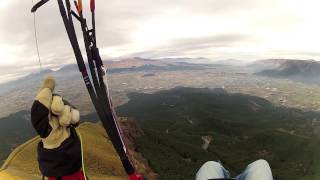 HD パラグライディング大観峰　阿蘇山　Paragliding Daikanbo, Aso