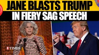 Jane Fonda's Brutal Takedown of Trump Administration; Politically Charged Speech At SAG Awards 2025