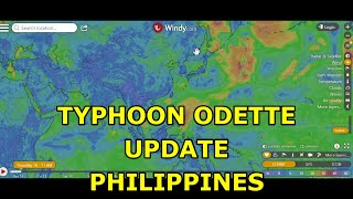 TYPHOON ODETTE (RAI) UPDATE.  INCREASING STRENGTH AND TRACKING THROUGH CENTRAL PHILIPPINES