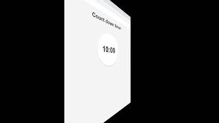 How to create count down timer using HTML CSS and JavaScript