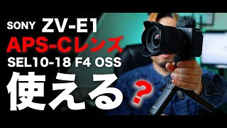 ZV-E1はAPS-Cレンズが4Kで使える！？SEL10-18mmF4 OSSで検証【MicchiVlog/566】