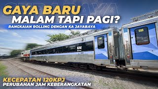 JADWAL BARU KA GAYA BARU MALAM SELATAN BERANGKAT PAGI😱! - Ngebut 120Kpj \u0026 Rolling Dengan KA Jayabaya