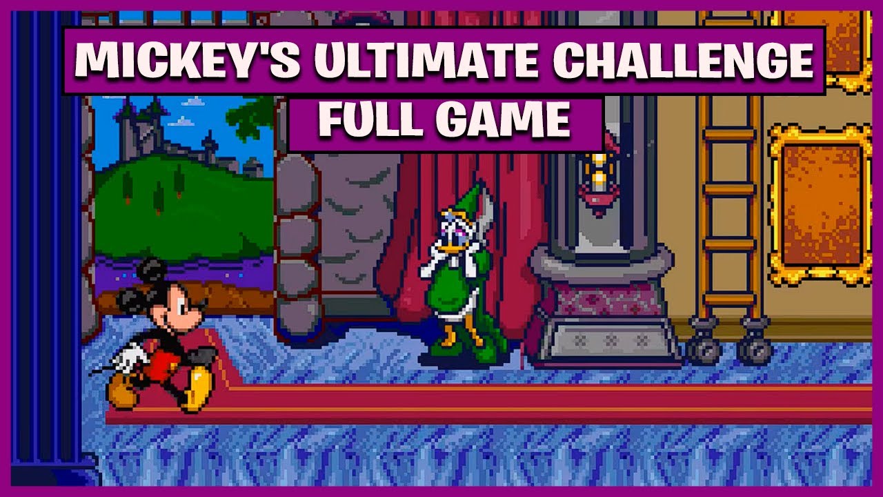 SNES Gameplay — Mickey's Ultimate Challenge [4K 60fps, 100% Walkthrough ...