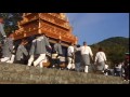 西条祭り2014　伊曾乃祭礼　巡行　加茂川土手