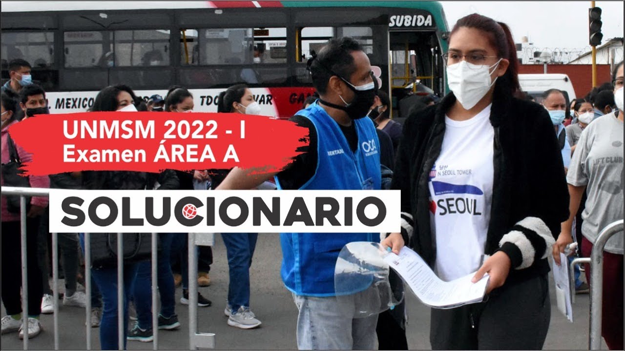 SOLUCIONARIO San Marcos 2022 I 📢Área A - YouTube