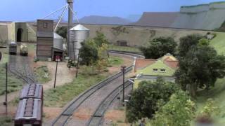 Santa Fe Local switching Co-Op on Jim Kleeman's Layout