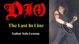 Dio The Last In Line Guitar Solo Lesson