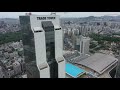 코엑스 인터컨티넨탈 무역센터 seoul coex korea drone 도심 빌딩 자동차 도로 코엑스 무역센터 삼성동 드론 시네마틱아카이브 대한민국영상소스