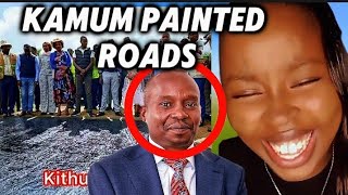 😂 FUNNY GEN Z CRITICIZE AND LAUGH AT KINDIKI FOR LAUNCHING A PAINTED ROAD