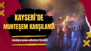 Galatasaray'a Kayseri'de Muhteşem Karşılama | Meşale Şov