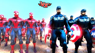 Captain America vs Spiderman - Epic Battle Simulator