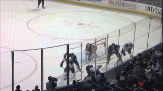 Jake Allen robs Chris Stewart on breakaway St. Louis Blues vs Buffalo Sabres Feb 5 2015 NHL