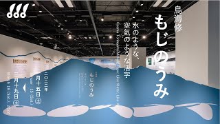 ddd 鳥海修「もじのうみ：水のような、空気のような活字」展覧会解説動画