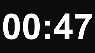 47 Second Timer - No Alarm - 8K