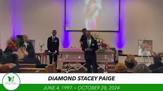 Funeral Service For Diamond Paige