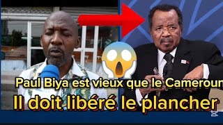 🚨Micro trottoir.. homme de rue demande a Paul Biya de libérer le Cameroun.. c'est un cr.ime si il se