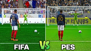 Kylian Mbappé Penalty Kicks • FIFA vs PES (2017-2023)