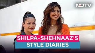 Orange Is The New Black: Shilpa-Shehnaaz's Style Diaries