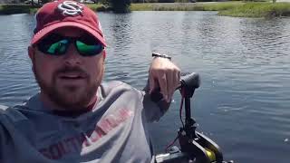 Pelican The Catch 120 trolling motor test take 2