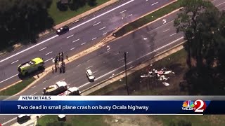 Two dead in plane crash on busy Ocala highway