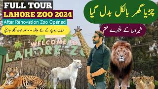 Lahore Zoo in 4K | European Style Zoo In Pakistan | Lahore Zoo Reopened 2024