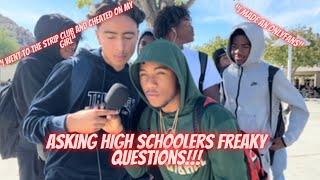 Asking Freaky Questions PART 2 (2023)❗️HighSchool Public Interview!