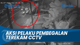 DETIK-DETIK AKSI PEMBEGALAN SEPEDA MOTOR DI KAWASAN PULO GADUNG JAKARTA TEREKAM CCTV