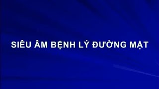 SIÊU ÂM BỆNH LÝ ĐƯỜNG MẬT (BV BẠCH MAI)