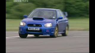 Top Gear - Mitsubishi Evo 7 \u0026 Subaru Impreza WRX STi POWER LAP with the Stig!