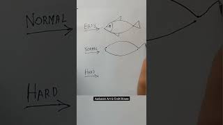 🔴 How to Draw a Fish 🐳 | Easy Drawing | Figure Drawing #shorts #ytshorts #drawing