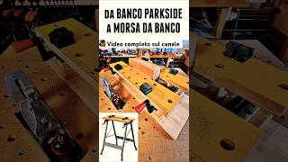 Trasformo un BANCO PARKSIDE in MORSA da BANCO #faidate #parkside #workbench #shorts #diy #lidl