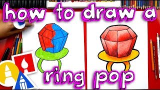 How To Draw A Ring Pop
